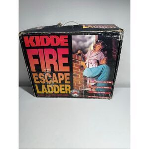 Kiddie Steel Fire Escape Ladder 15 Foot 2 Story Tangle Free Assembled KFE15